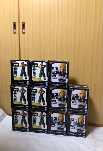 ドラゴンボールZ 人造人間18号 THE 出陣 5体 天津飯 G×materia 6体 バンプレスト プライズ 11体セット