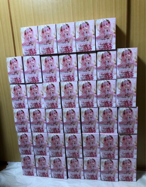 初音ミク 桜ミク ぬーどるストッパー 2025 プライズ フィギュア FuRyu フリュー まとめ売り 40体セット
