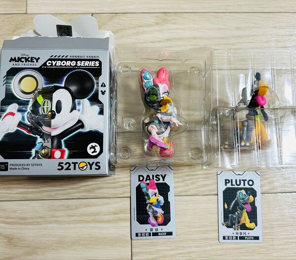 【2体セット】ミッキー&フレンズ 52TOYS サイボーグシリーズ デイジー&プルート フィギュア