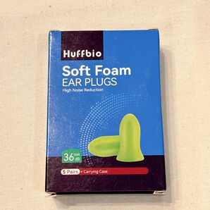 HUFFBIO革命的な耳栓 睡眠用 ソフトフォーム 深い睡り いびきを遮断 旅行 コンサート 勉強 仕事用