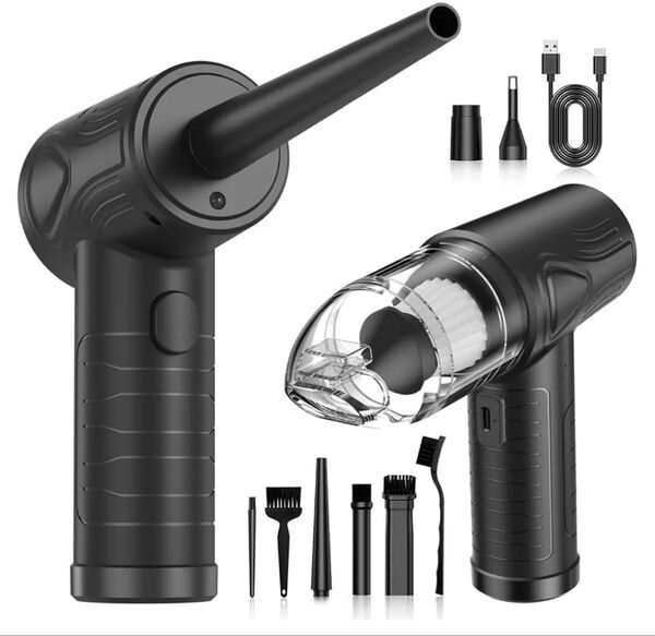 【新品】電動エアダスター 掃除機 80000RPMモーター 6時間連続使用可能