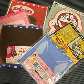 一番くじ ハンドタオルのセット (Pino・カードキャプターさくら・トム&ジェリー・ドラえもん)6枚セット