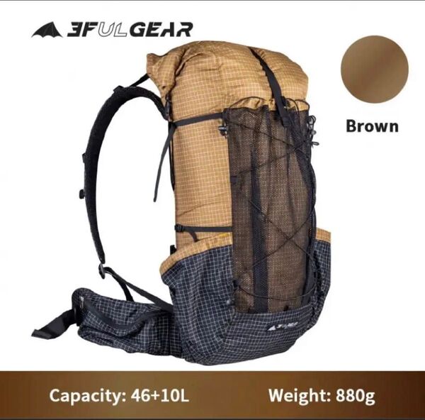 3F UL GEAR バックパック カーキ Qi Dian Pro