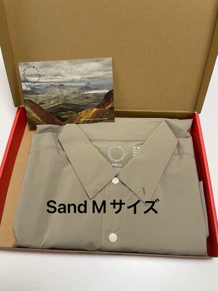 【新品未使用】山と道UL Shirt Sand UNISEX M