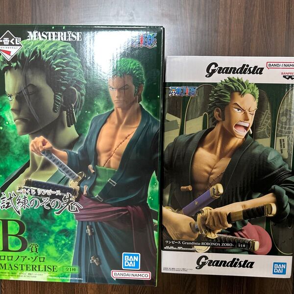ワンピース 一番くじ 試練のその先へ B賞 grandista ゾロ フィギュア セット