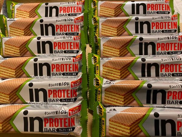 森永製菓 in PROTEIN BAR ウェファー抹茶 12本