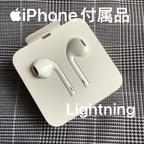 apple iPhone イヤホン ライトニング iPhone付属イヤホン 有線イヤフォン