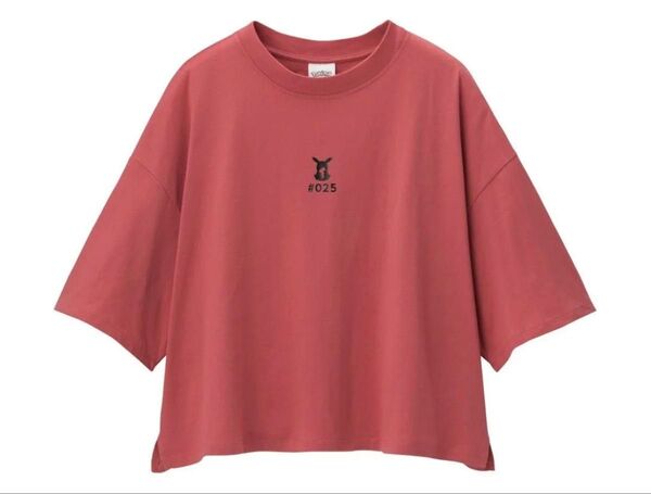 ポケモンGUコラボ Tシャツ 半袖 ショート丈