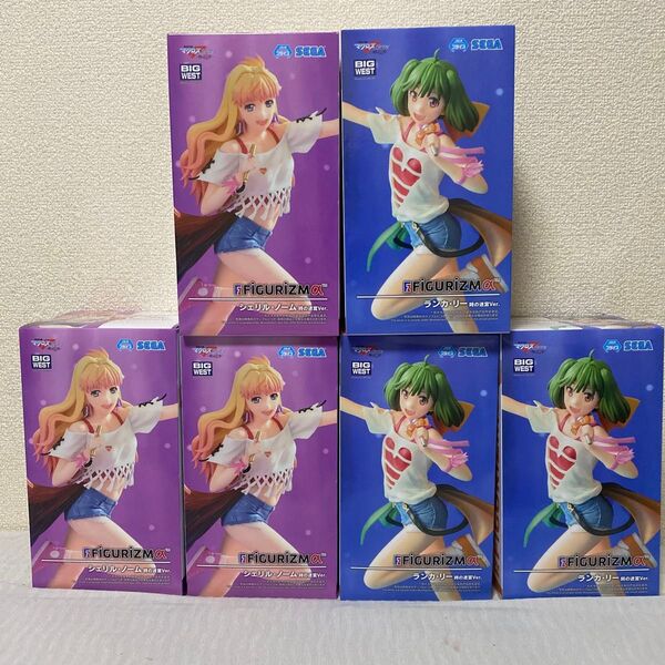 マクロスF シェリル・ノーム&ランカ・リー 時の迷宮Ver.フィギュア 6個セット