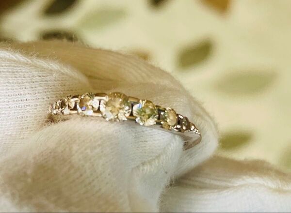 # カシケイ ブラウンダイヤ ネイキッドリング K18BG 0.55ct 10号 (◎カシケイ商品保証書付)