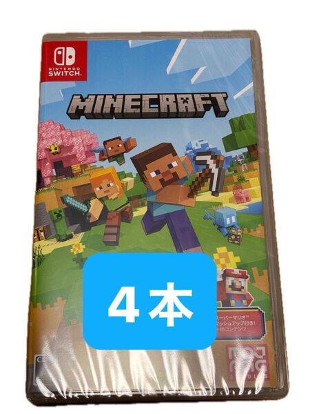 Nintendo Switch ニンテンドースイッチ Minecraft マインクラフト 4本