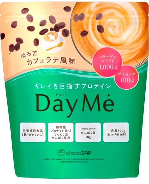 chocoZAP プロテイン DayMe 500g カフェラテ風味