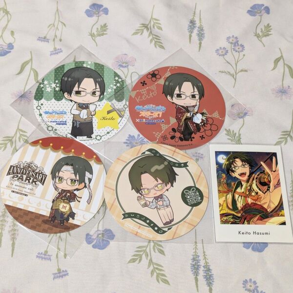 あんさんぶるスターズ あんスタ アニメイトカフェ アニカフェ コースター ぱしゃっつ 蓮巳敬人 蓮巳