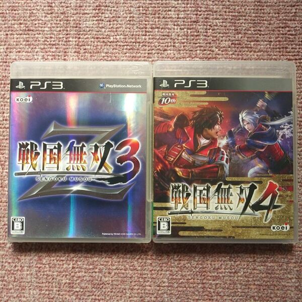 【PS3】 戦国無双3Z&戦国無双4セット(バラ売り不可)
