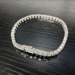 【SILVER 925】シルバー 4mm テニスブレスレット