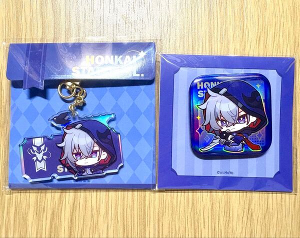 崩壊スターレイル スタレ モゼ パムの展覧室シリーズ アクキー 缶バッジ