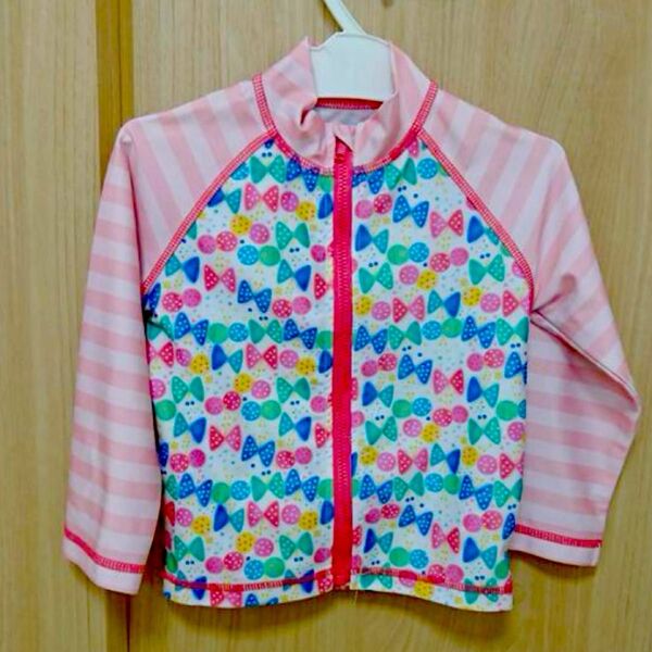 ラッシュガード 女の子 ピンク