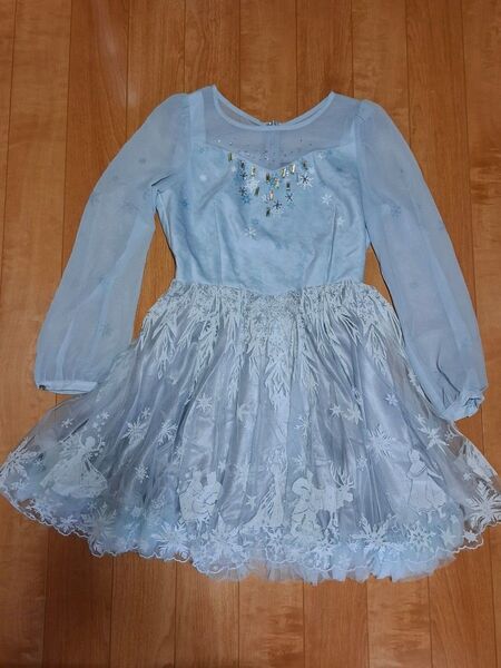 シークレットハニー ディズニー アナと雪の女王 エルサドレス風 ワンピース 美品