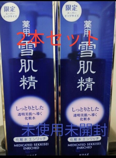 2本セット薬用 雪肌精 エンリッチ 500ml×1