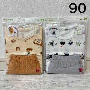 【新品】ユニクロ ドライパジャマ 90 半袖 パンどろぼう おにぎりぼうや 2点 絵本コレクション パジャマ