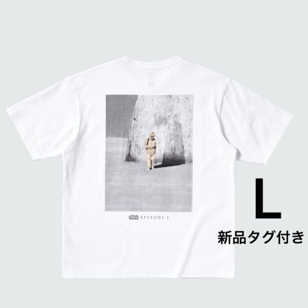 【新品】ユニクロ UT スターウォーズ Star Wars Tシャツ Lサイズ UNIQLO ホワイト