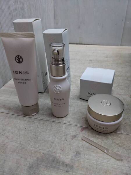 送料無料S94085 IGNIS イグニス モイスチュア ライジング エッセンス 40ml ピース 80g クリーム 50g まとめ 未使用