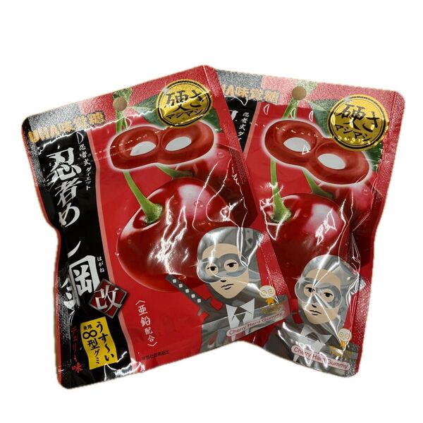 UHA味覚糖 忍者めし(鋼改)チェリー味 2袋セット