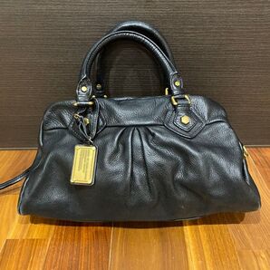 マークジェイコブス 2WAY ショルダーバッグ 黒 ゴールド