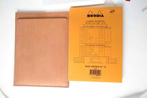 新品 クレージュ×ロディア 高級レザーメモパッド courreges 絶版！希少モデル！RHODIA A5_画像6