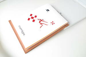  free shipping! Courreges roti Ame mo pad courreges new goods! out of print! rare model!RHODIA A5*