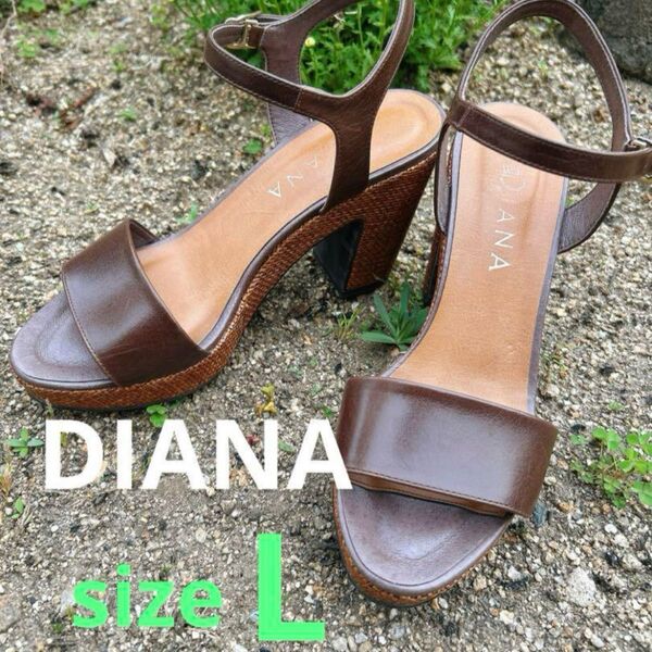 DIANAダイアナサンダルLサイズ