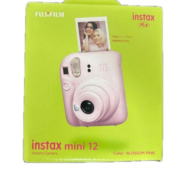 instax mini12 ブロッサムピンク チェキ インスタントカメラ