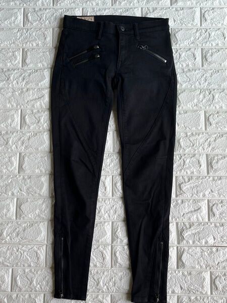 Polo Ralph Lauren デニム スキニー ジーンズ パンツ レディース 黒 ブラック 25インチ