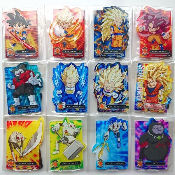 一番くじ ドラゴンボール DAIMA ダイマ J賞 ACLLECT アクリルスタンド 超サイヤ人 孫悟空 ベジータ 未開封 12点