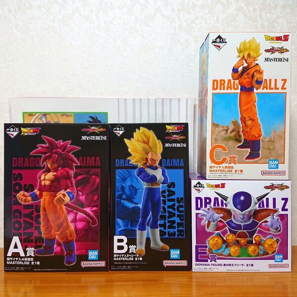 一番くじ ドラゴンボール VS オムニバス CROSS フィギュア A賞 B賞 C賞 E賞 I賞 クリアポスター 未開封 15点