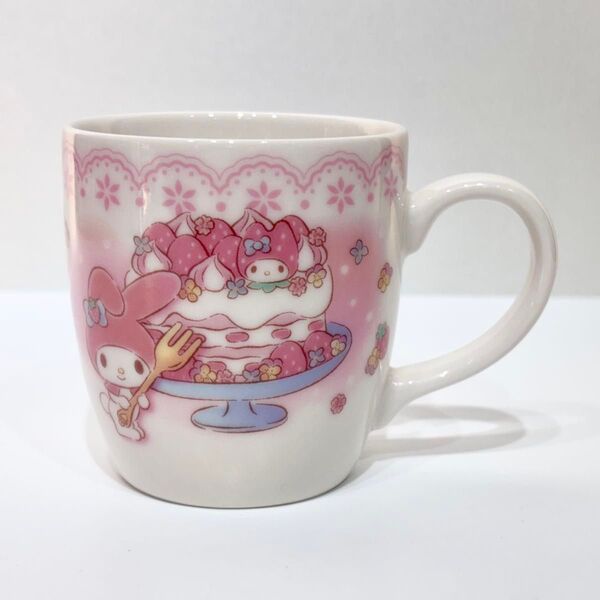 希少!新品・未使用品!マイメロディ 45周年 マグカップ いちご スイーツ