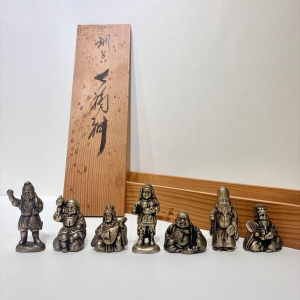 希少!高岡銅器 竹中銅器 白銅製 高岡幸雲造 般若純一郎 七福神
