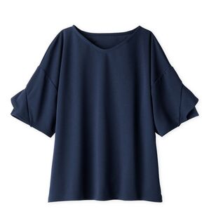 未使用/アロッタ/フリル袖ブラウス/半袖/カットソー/トップス/M