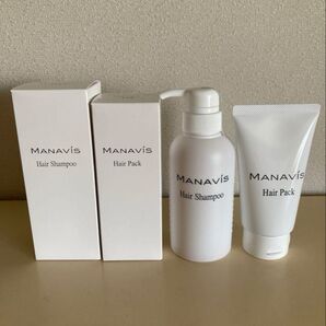 マナビス 化粧品 2点 シャンプー ヘアパック