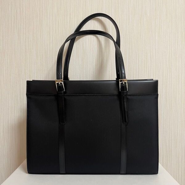 【洋服の青山】就活 リクルートバッグ ビジネスバッグ ブラック 黒 トートバッグ