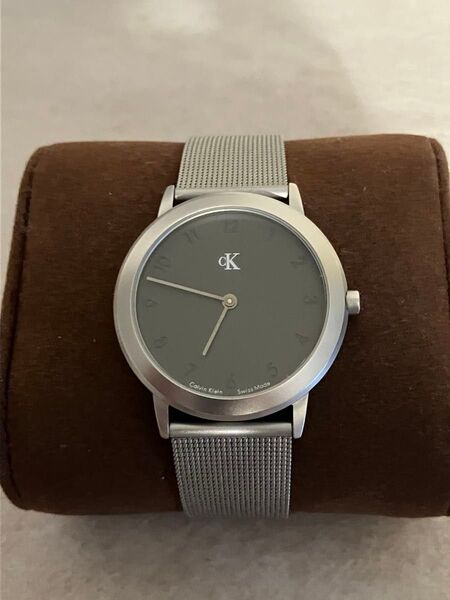 稼働★美品★カルバンクライン メンズ QZ腕時計 CalvinKlain CK 電池新品