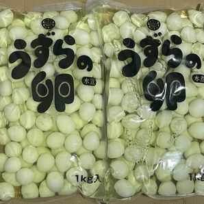 【好評につき在庫限り】【B級品】うずらのたまご水煮 1kg(100個ほど)×2袋 豊橋養鶉農協製【SDGs】