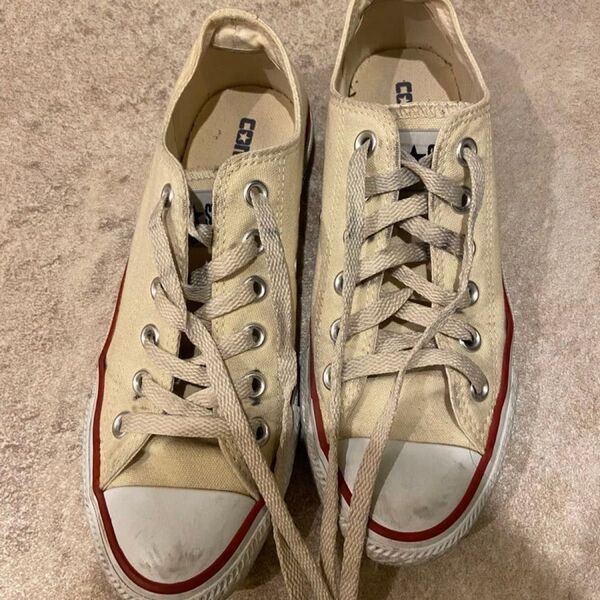 CONVERSE ローカットスニーカー ベージュ オールスター コンバース