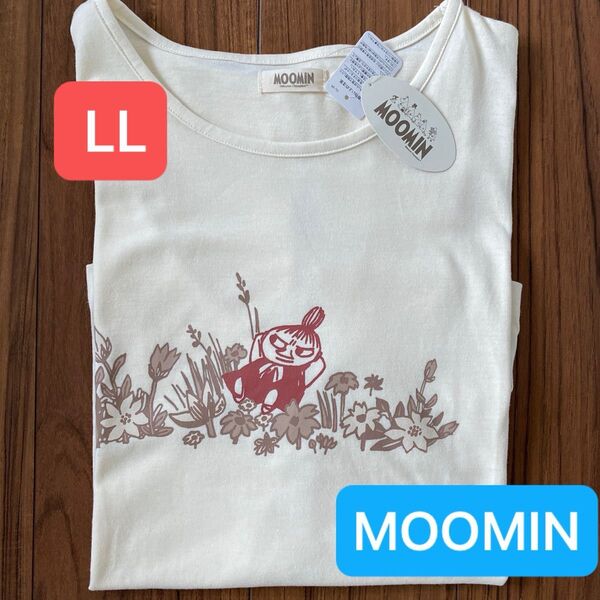 新品タグ付 レディース MOOMIN ムーミン キャラクター半袖Tシャツ LLサイズ