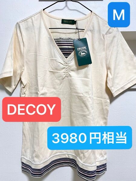 新品タグ付き DECOY デコイ レディースTシャツ Mサイズ 綿100%