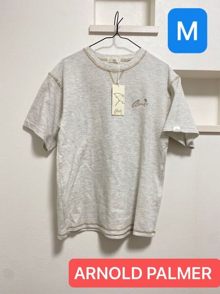 新品タグ付 レディース ARNOLD PALMER arnie 半袖Tシャツ Mサイズ オフホワイト Lもあり