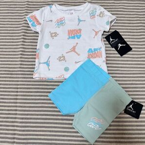新品 100 ジョーダン ベビー 半袖 Tシャツ パンツ セットアップ 4T