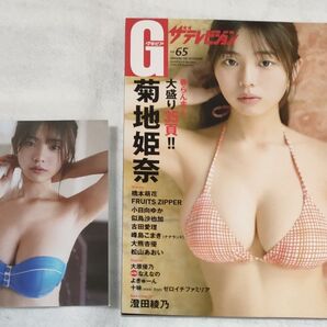 グラビアザテレビジョン Vol.65 表紙 菊地姫奈 付録 菊地姫奈 Amazon限定絵柄大判ブロマイド