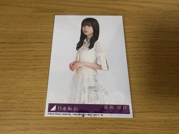 乃木坂46 菅原咲月 歩道橋 生写真 封入 typeC