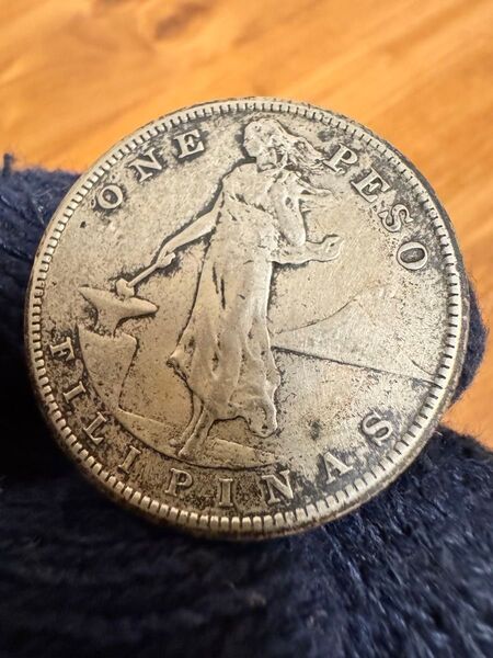 ★本物保証 フィリピン1ペソ銀貨 1908年